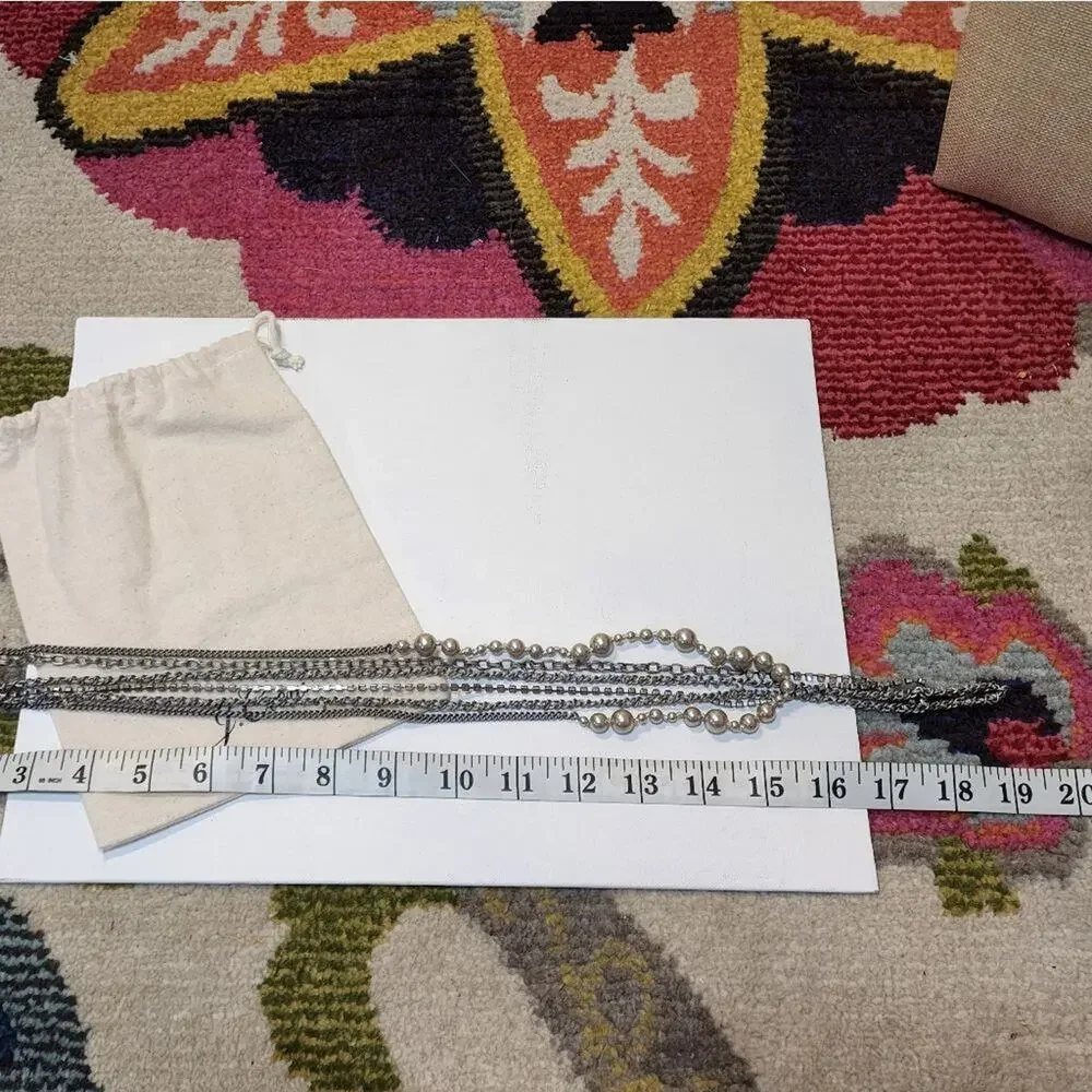 J. Crew faux‎ pearl triple strand necklace